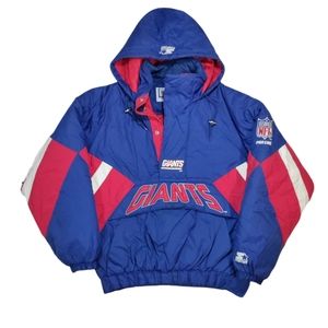 Vintage 90s STARTER puffer jacket Size Large - NFL New York Giants football